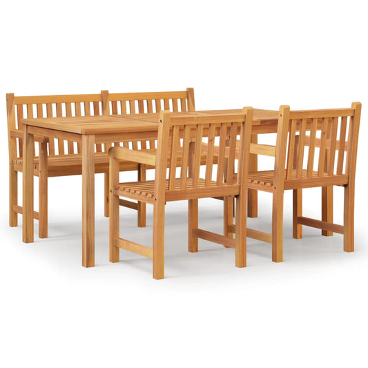 Garden Dining Set | Natural Teak | Smooth sanded teak hardwood | Large