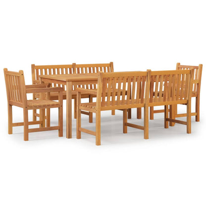 Garden Dining Set | Natural Teak | Solid Teak Wood | Medium