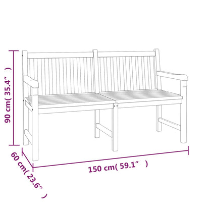Garden Dining Set | Natural Teak | Solid Teak Wood | Medium