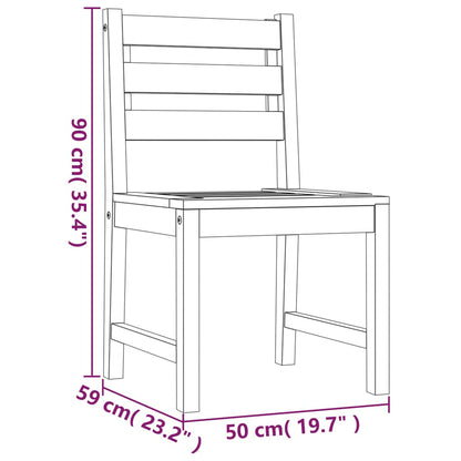 Garden Chairs 8 pcs Solid Wood Teak