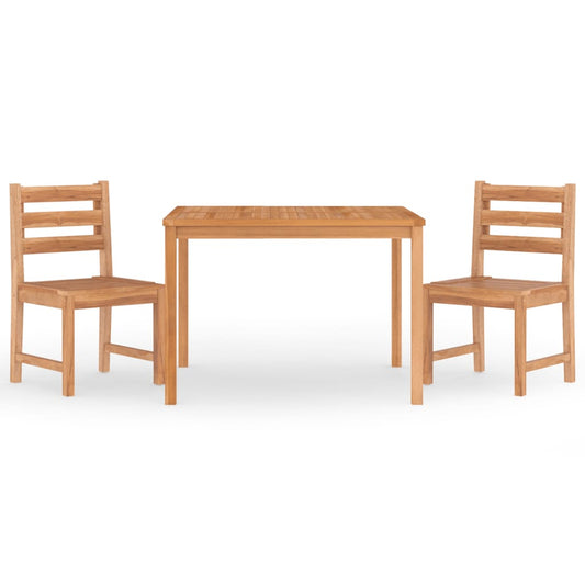Garden Dining Set | Teak | Solid teak wood | 3 piece set