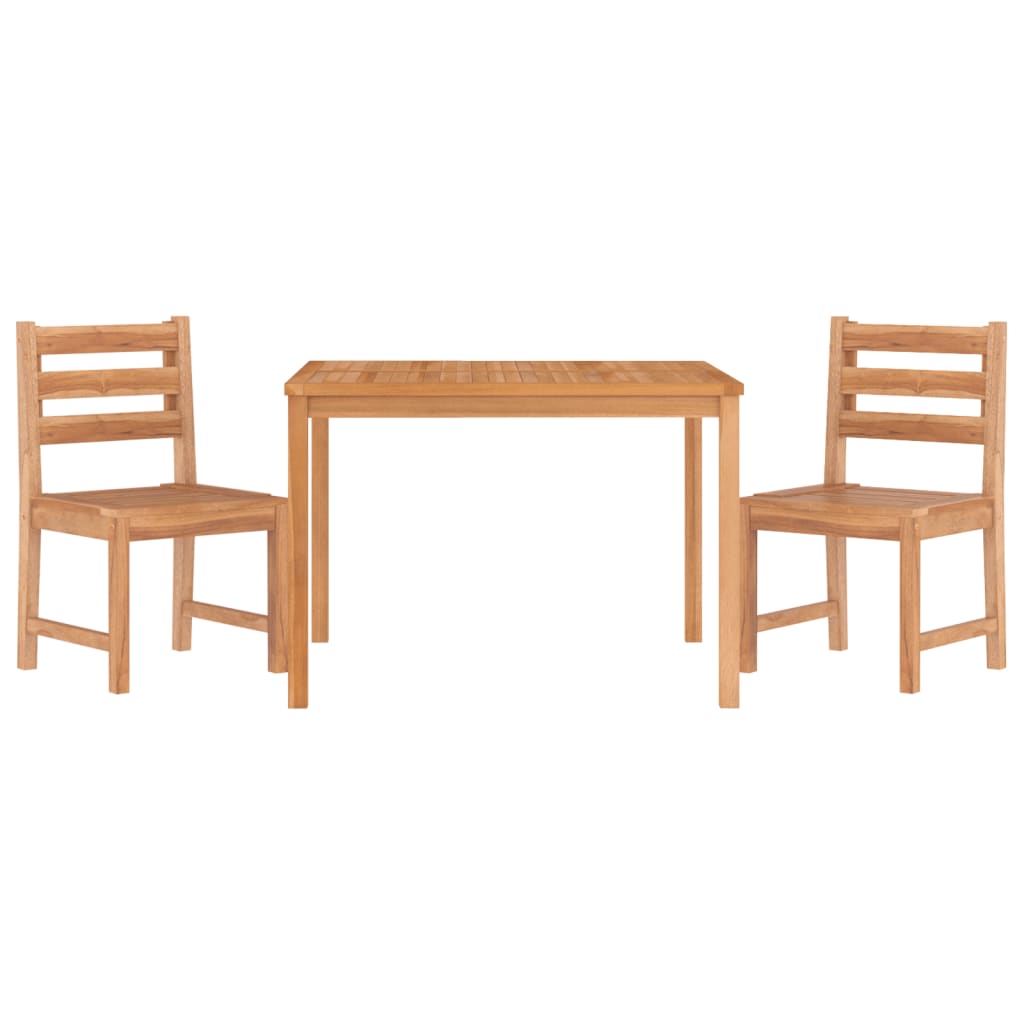Garden Dining Set | Teak | Solid teak wood | 3 piece set