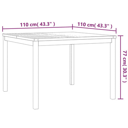 Garden Dining Set | Teak | Solid teak wood | 3 piece set