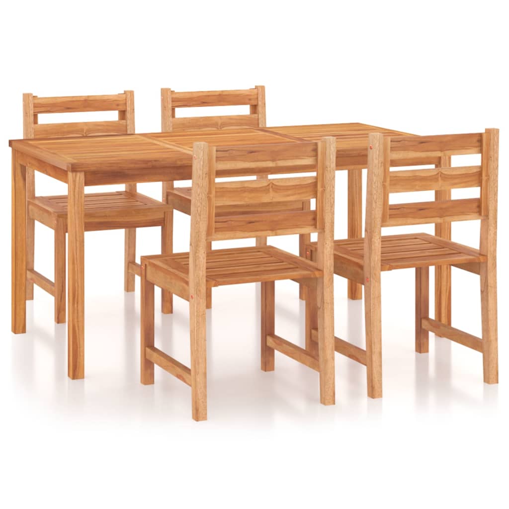 Garden Dining Set | Natural Wood | Solid Teak Wood | Standard | Durable