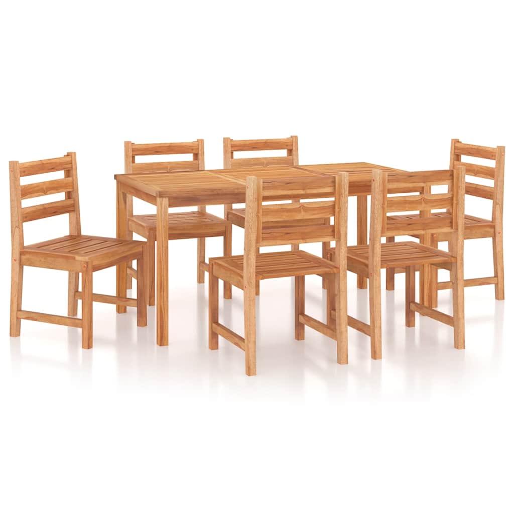 Garden Dining Set | Natural Teak | Solid Teak Wood | 6 Seater | Durable
