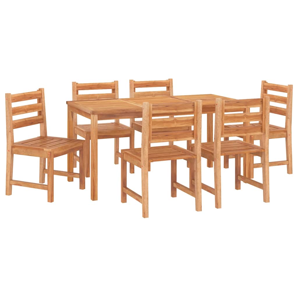 Garden Dining Set | Natural Teak | Solid Teak Wood | 6 Seater | Durable