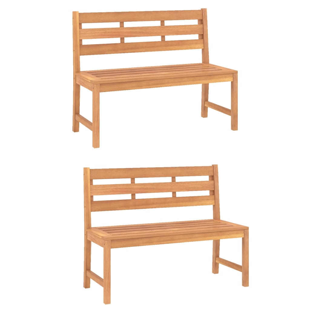 4 Piece Garden Dining Set Solid Wood Teak