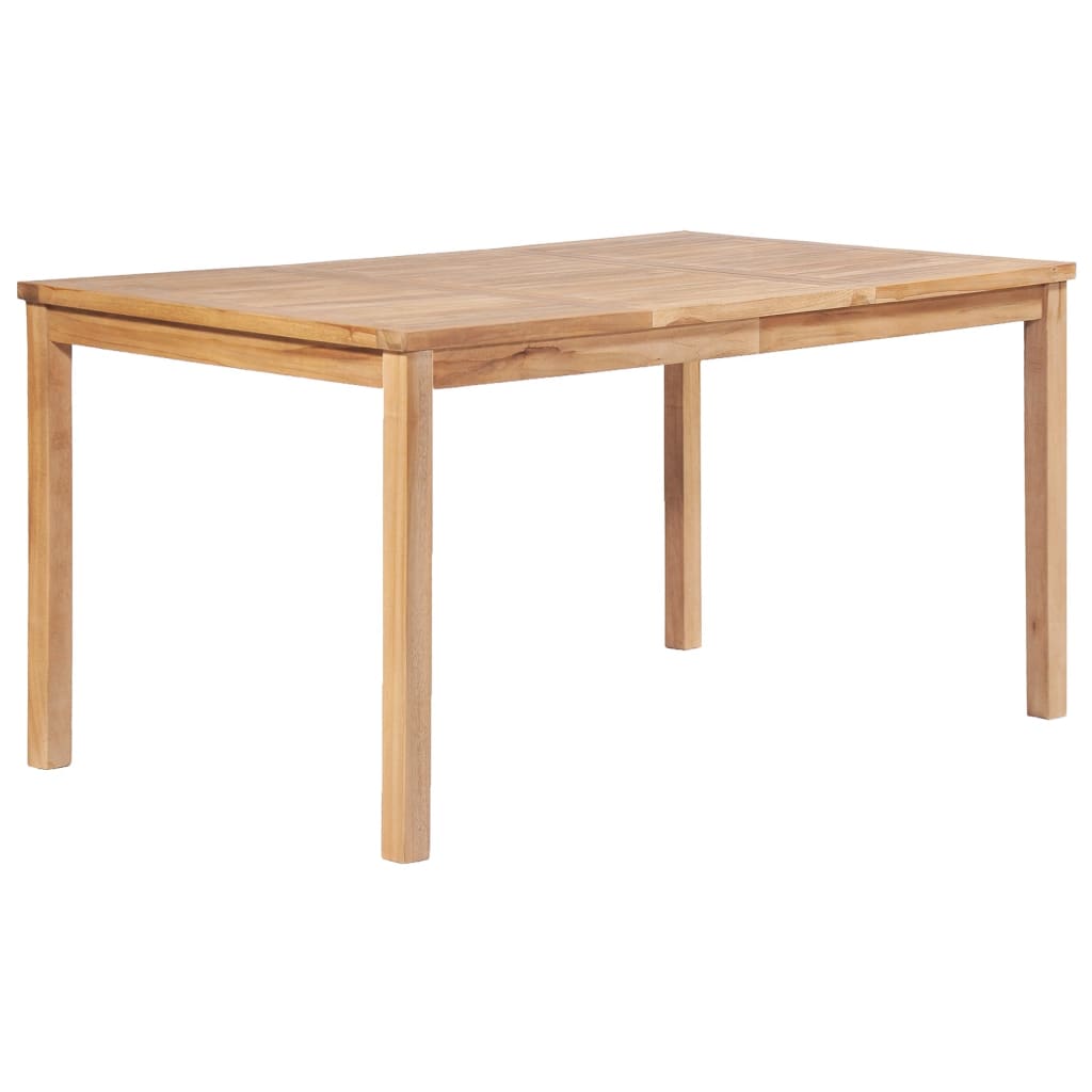 4 Piece Garden Dining Set Solid Wood Teak