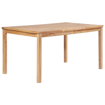 4 Piece Garden Dining Set Solid Wood Teak