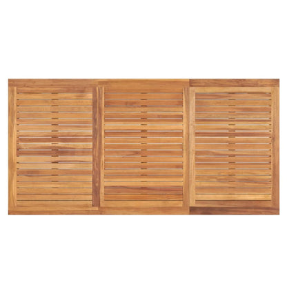 3 Piece Garden Dining Set Solid Wood Teak