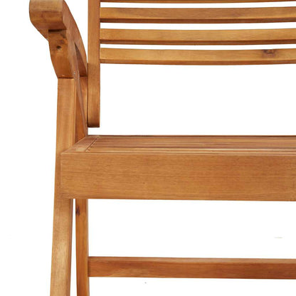 5 Piece Garden Dining Set Solid Wood Acacia