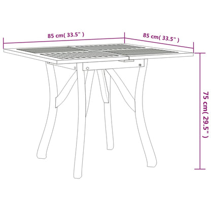 Garden Dining Set | Natural Wood | Solid Acacia wood | Medium | Durable