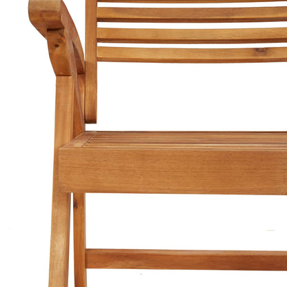 Garden Dining Set | Natural wood | Solid acacia wood with an oil finish