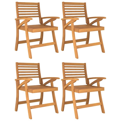 5 Piece Garden Dining Set Solid Wood Acacia