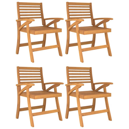 Garden Chairs 4 pcs 58x58x87 cm Solid Wood Acacia