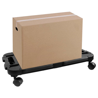 Transport Trolleys 3 pcs Black Polypropylene 200 kg