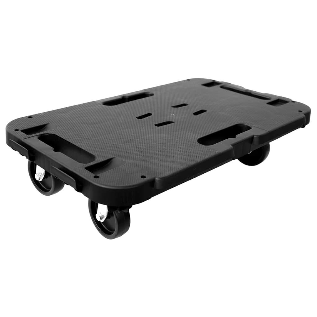 Transport Trolleys 2 pcs Black Polypropylene 300 kg