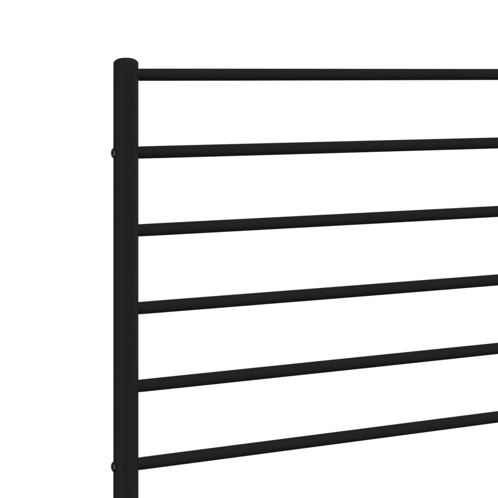 Headboard | Black | Steel | Single | Headboard | Rectangular