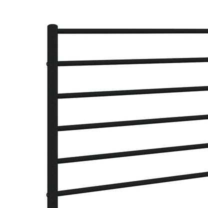 Headboard | Black | Powder-Coated Steel | Single | Durable | Headboard