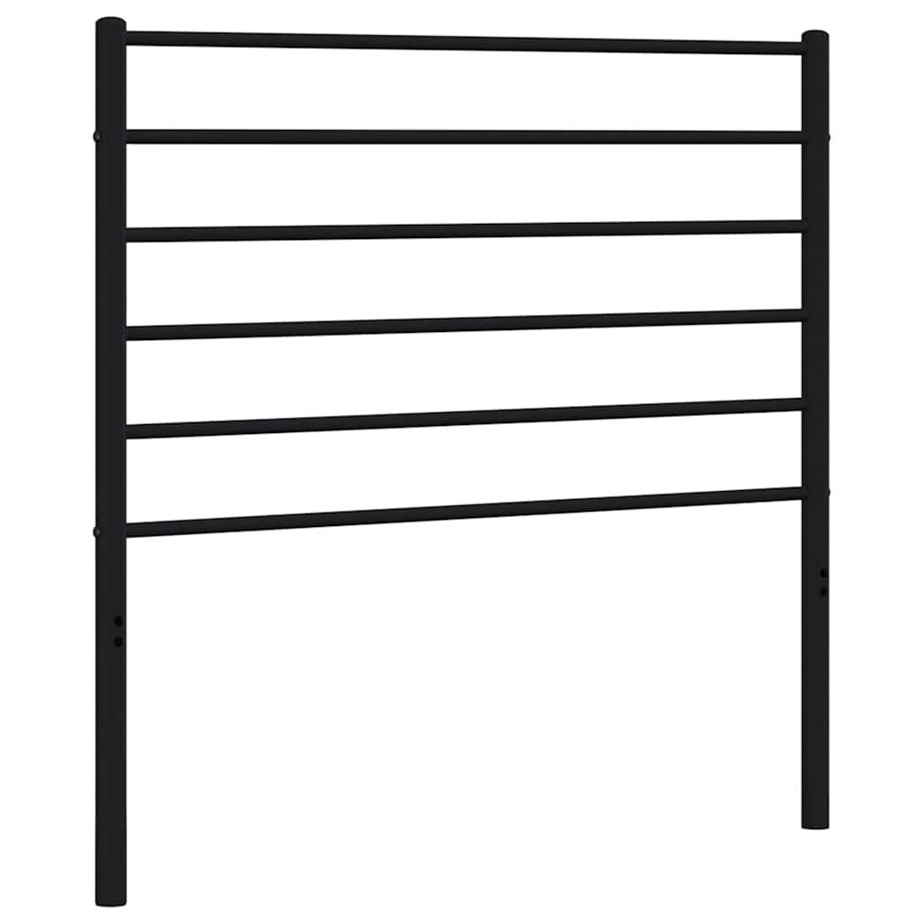 Headboard | Black | Powder-Coated Steel | Single | Durable | Headboard