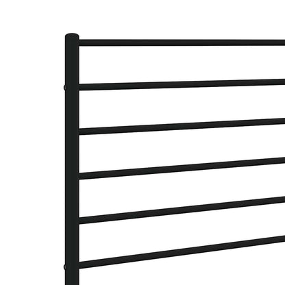 Headboard | Black | Powder-Coated Steel | Single | Durable | Headboard