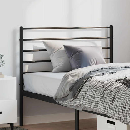 Headboard | Black | Powder-Coated Steel | Single | Durable | Headboard