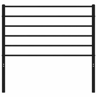 Headboard | Black | Steel | 107 cm mattress width | Classic/Traditional