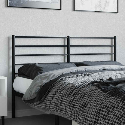 Metal Replace Headboard Black 120 cm
