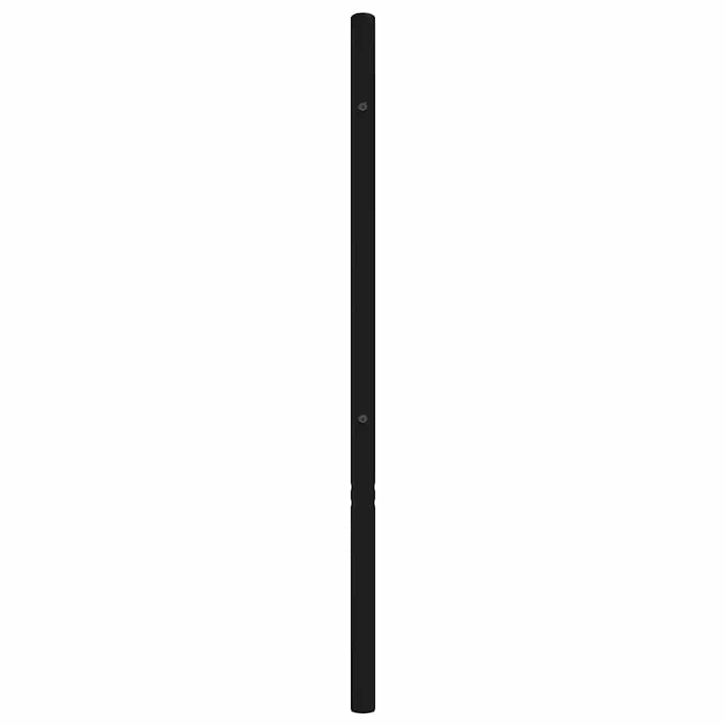 Metal Replace Headboard Black 120 cm