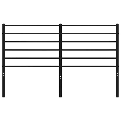 Metal Replace Headboard Black 135 cm