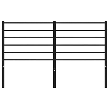Metal Replace Headboard Black 150 cm
