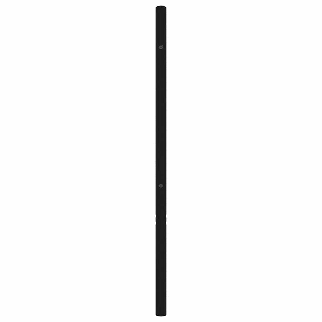 Metal Replace Headboard Black 193 cm