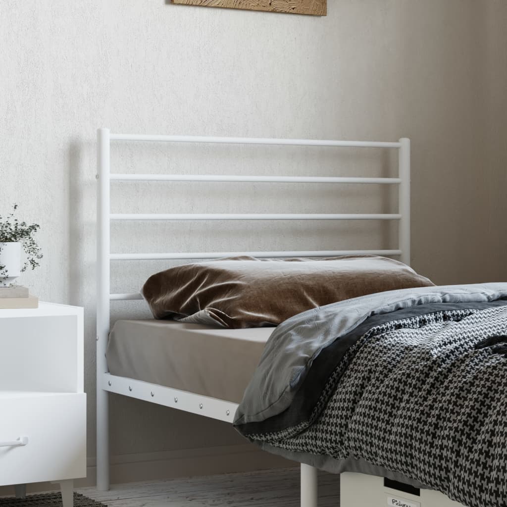 Metal Replace Headboard White 80 cm