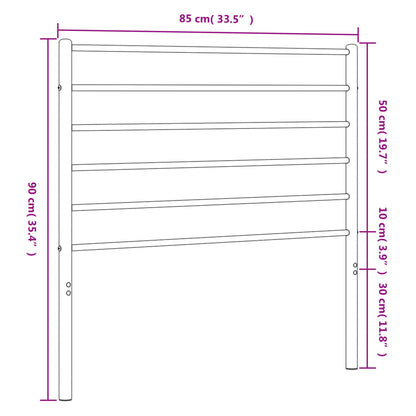 Metal Replace Headboard White 80 cm