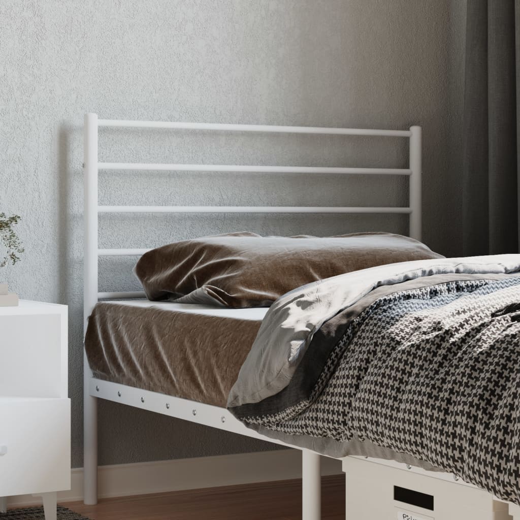 Metal Replace Headboard White 80 cm