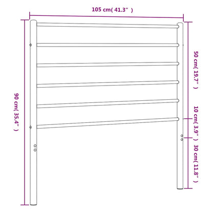 Metal Replace Headboard White 100 cm