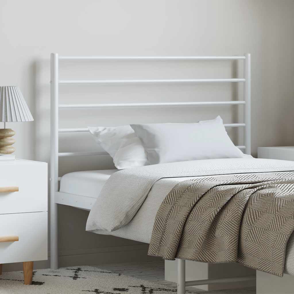 Metal Replace Headboard White 100 cm