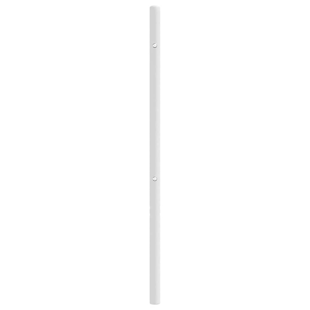 Headboard | White | Steel | Fits 135 cm bed | Durable | Bed Headboard