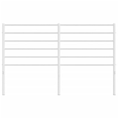 Headboard | White | Powder-Coated Steel | 160 cm mattress width | Durable
