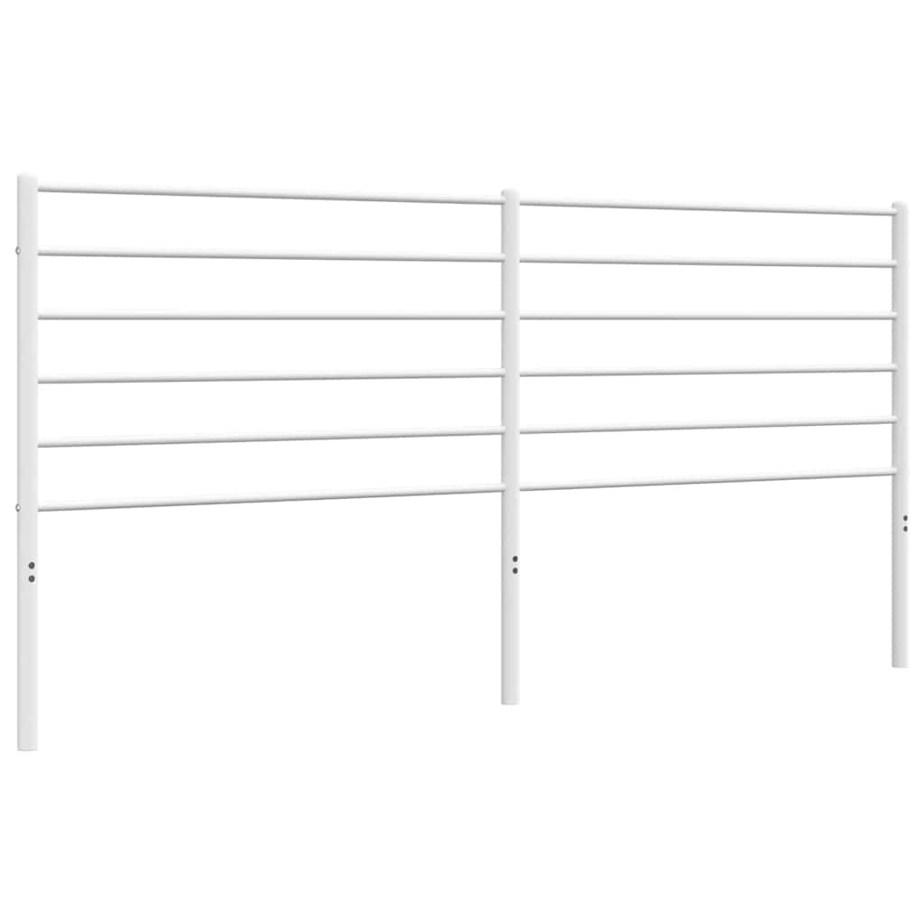 Headboard | White | Steel | King |  Tough | Headboard | Rectangular