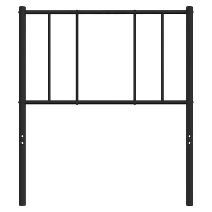 Metal Replace Headboard Black 90 cm