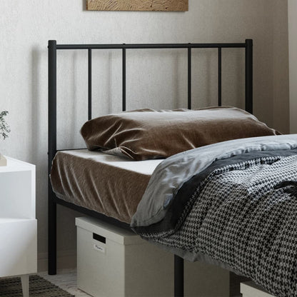 Metal Replace Headboard Black 107 cm