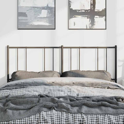 Metal Replace Headboard Black 150 cm