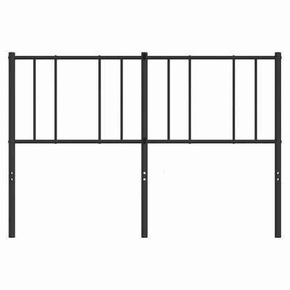 Metal Replace Headboard Black 150 cm