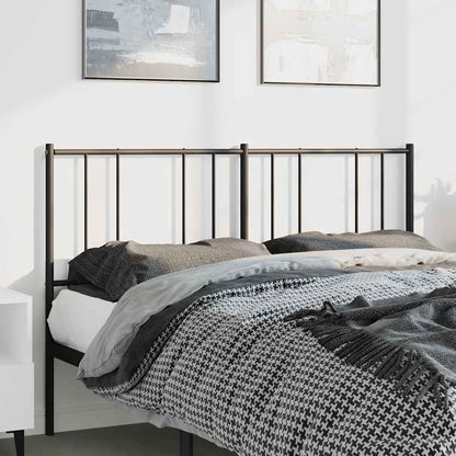Metal Replace Headboard Black 150 cm