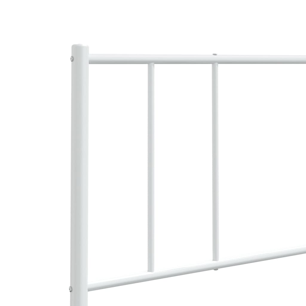 Metal Replace Headboard White 135 cm