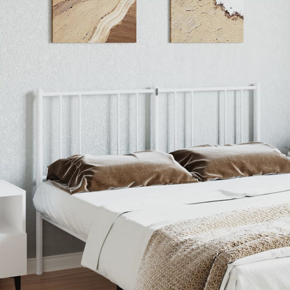 Headboard | White | Steel | Double | Headboard | Rectangular