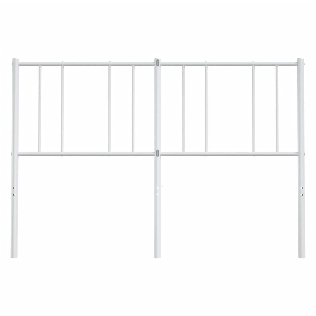 Headboard | White | Steel | Double | Headboard | Rectangular