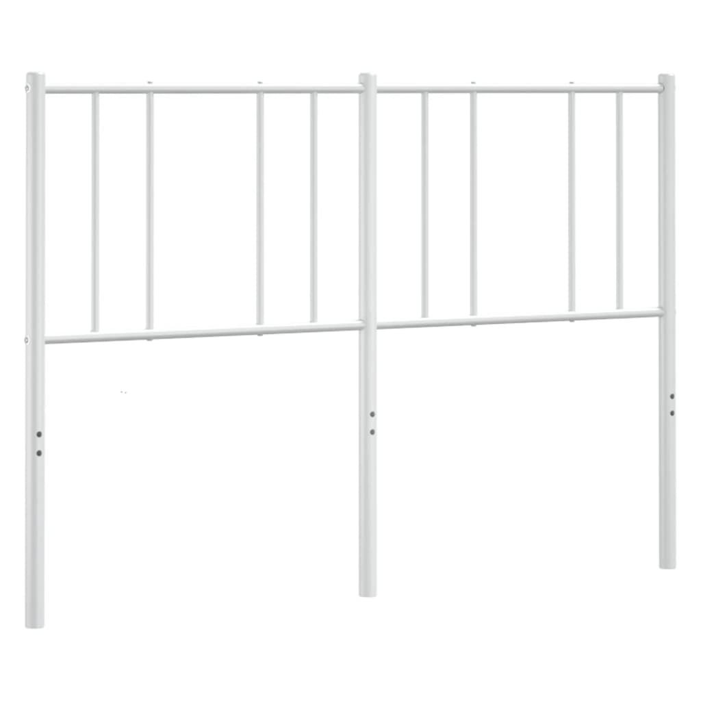 Headboard | White | Steel | Double | Headboard | Rectangular