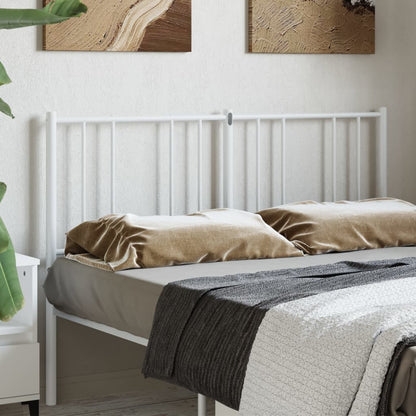 Headboard | White | Steel | Double | Headboard | Rectangular